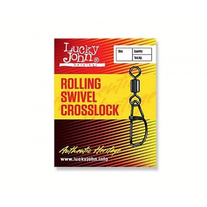 Застежка-вертлюг LJ Roling Swivel Crosslock № 10 (10 шт)