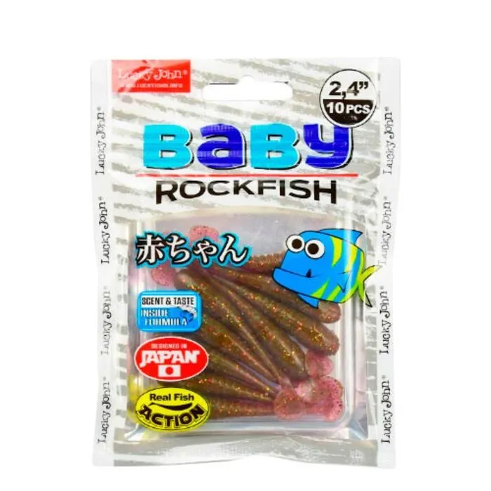 Виброхвост 2,4" Lucky John Baby Rockfish 033