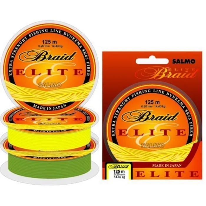 Шнур Salmo Elite Braid Yellow 91/040