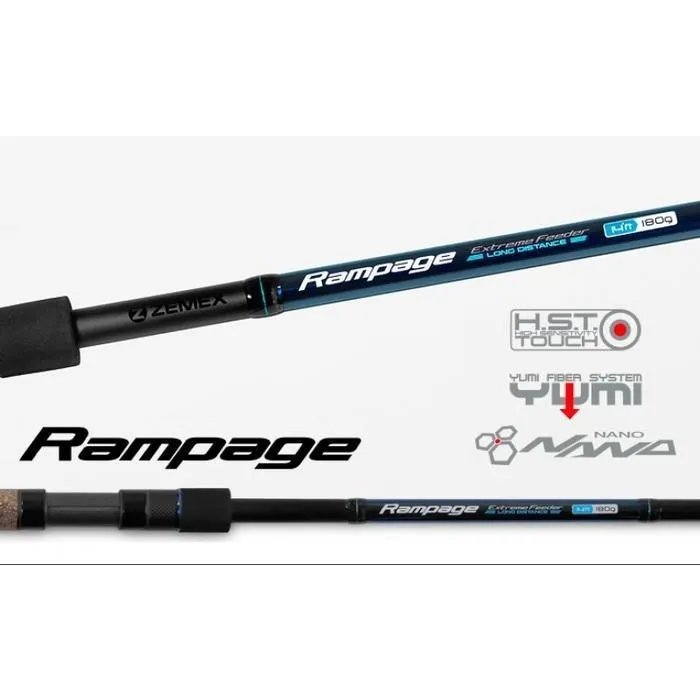 Удилище фидерное ZEMEX Rampage River Feeder 12,4ft - 110g