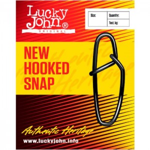 Застежка Lucky John New Hooked Snap 5062-001 10шт