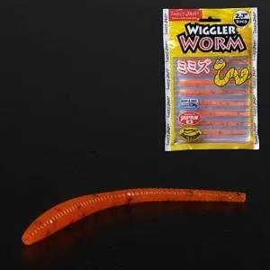 Слаги 2,3" съедобные искусственные Lucky John PS WIGGLER WORM 140153-036