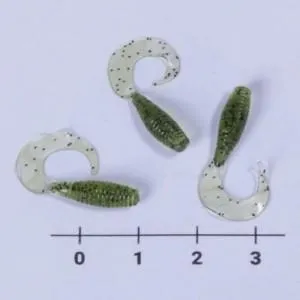 Твистер Lucky John Micro Grub 1" PA01 Watermelon