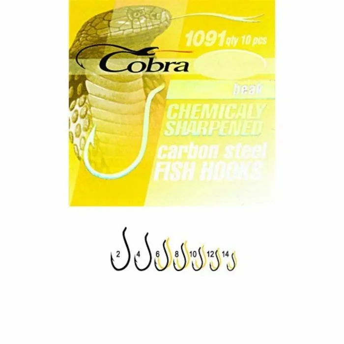Крючки Cobra BEAK сер.1091BZ разм.014 10шт