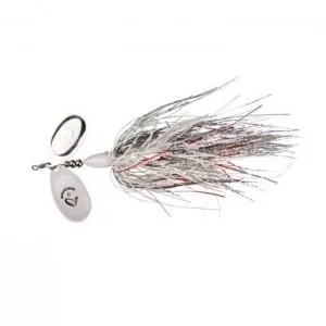 Блесна Savage Gear DP Spinner 7 White Silver Holo Flame