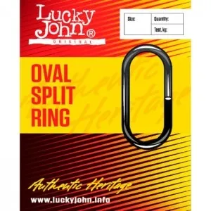 Заводное кольцо Lucky John Oval Split Ring 010 10шт
