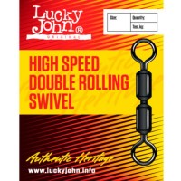 Вертлюжок Lucky John HIGH SPEE DOUBLE ROLLING SWIVEL 4/0 5шт