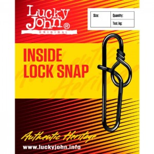 Застежка Lucky John INSIDE LOCK SNAP 0001 5шт