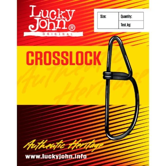 Застежка Lucky John CROSSLOCK 004 7шт