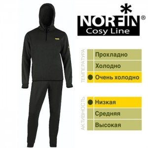 Термобелье Norfin Cosy Line (Black) XXXXL