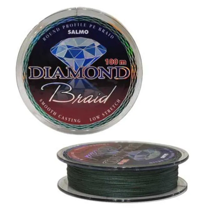 Шнур Salmo Diamond Braid Green 100/033