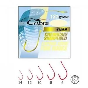 Крючки Cobra CAPITAL сер.131R разм.012 10шт