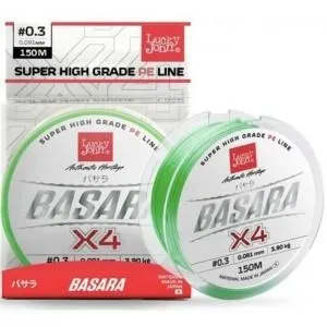 Шнур Lucky John BASARA Light Green 150/016