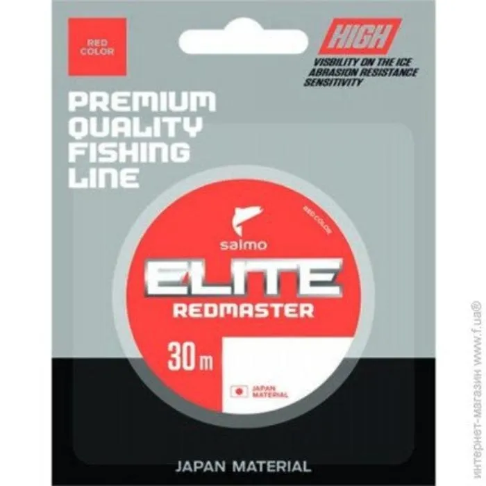 Salmo 4512-012 Elite Redmaster 30м, 0.12мм, Red